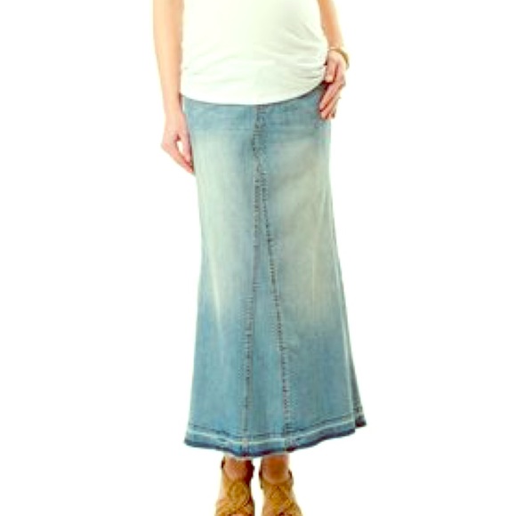 American Star Dresses & Skirts - American Star Denim Maxi Skirt